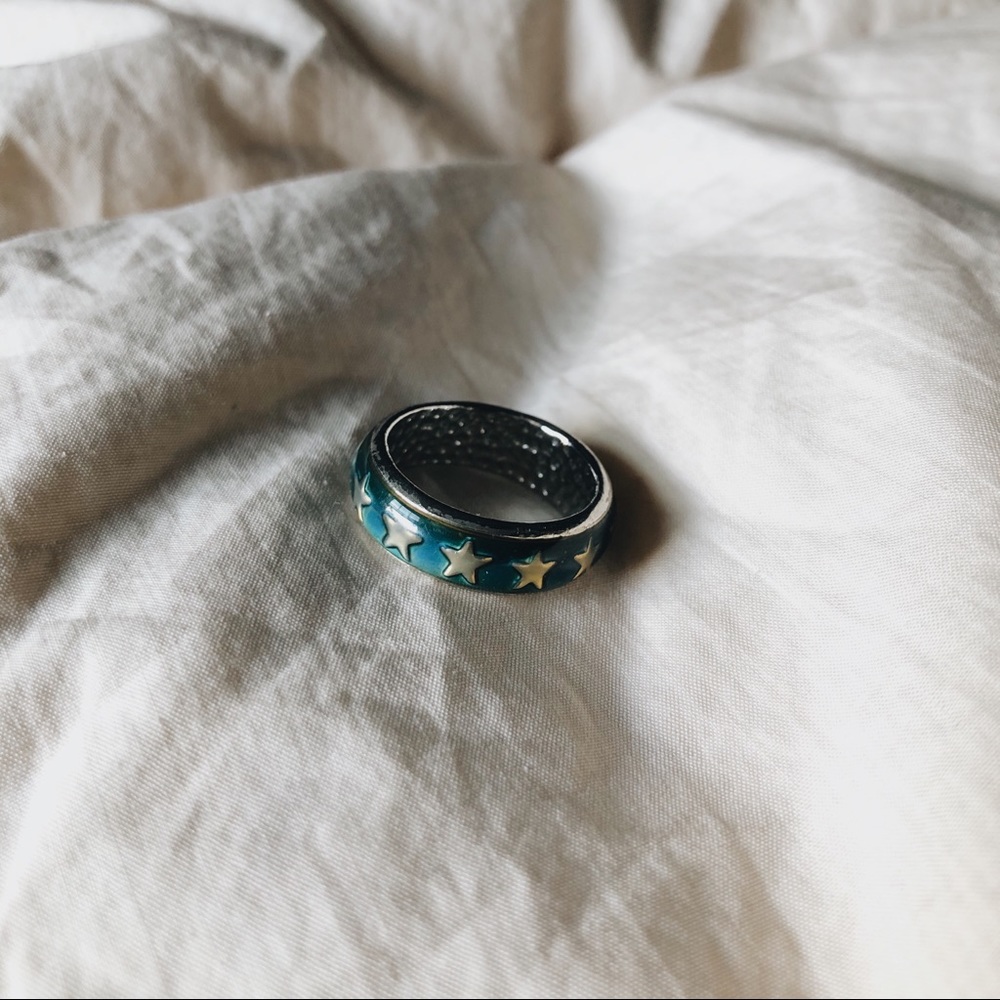Silver Star Mood Ring